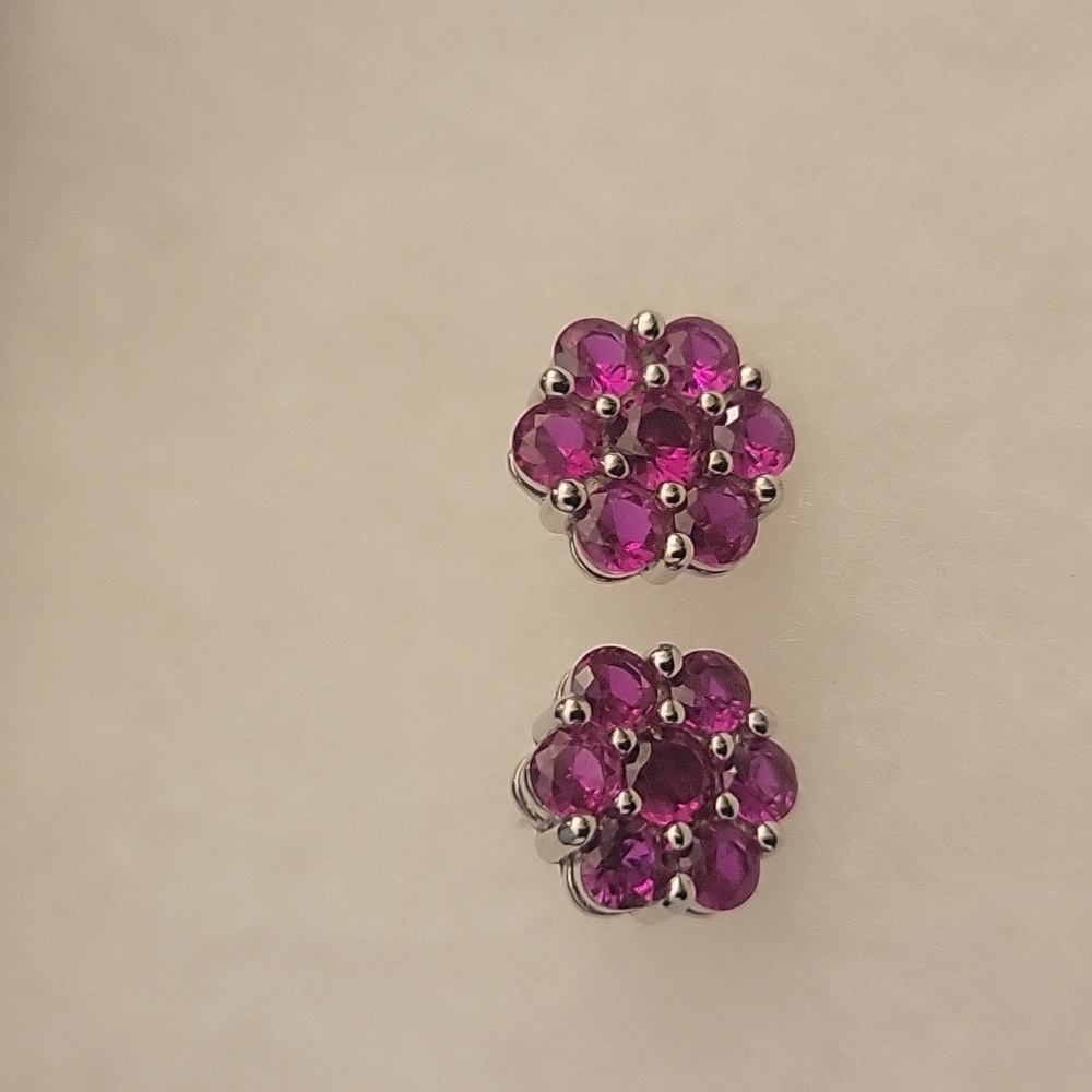Pink earrings 925